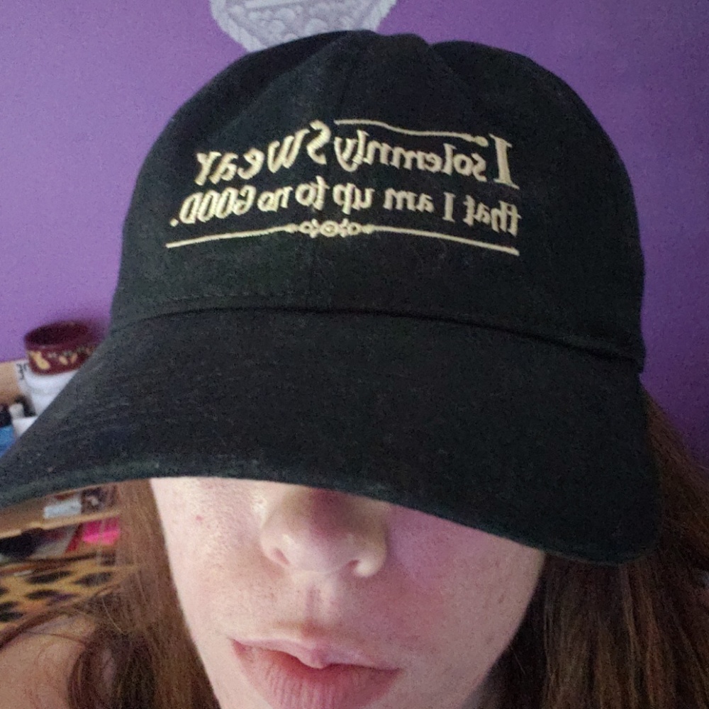 Black Harry Potter baseball cap